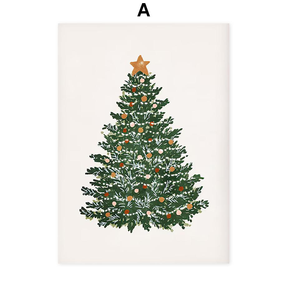 Christmas Gift Happy Nutcracker Decoration Mural Wall Art Prints Decorative Painting Pictures Nordic Posters RedRoom Home Decor