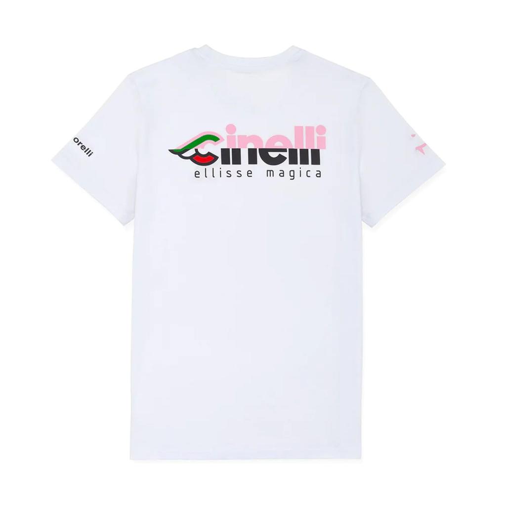 Gruppo Cinelli Vigorell Pink Size M T-Shirt, White,