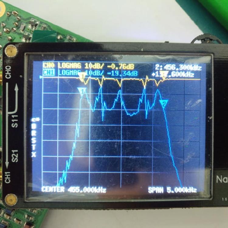 Antenna Analyzer Measuring S Parameters Voltage- Standing Wave Ratio Phase Delay