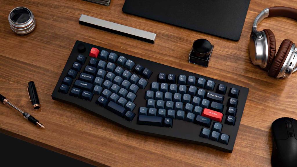 Keychron - V10 Max QMK/VIA Wireless Custom Mechanical Keyboard - Mechanical Keyboard Barebone Knob None