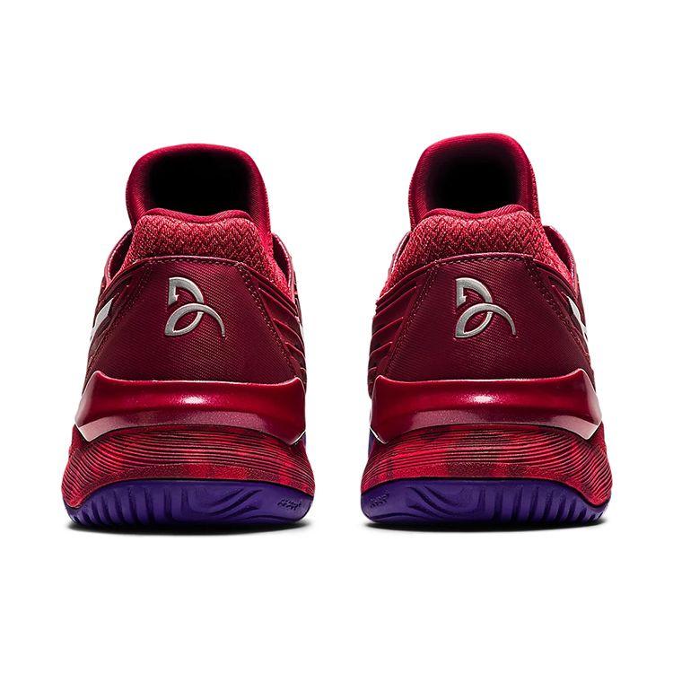 Asics Court FF Novak French Open - Áfonya Férfi Tornacipő Piros Fehér 1041A089-605