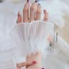 New Removable Flared Cuffs Tulle White False Sleeve Ornaments Detachable Sleeves Cuffs Nail Art Accessories