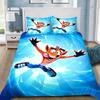 Cartoon 3D Printed Crash Bandicoot Bedding Set game Duvet Cover Pillowcase Single Twin Full Queen Size For Kids Bedroom Decor