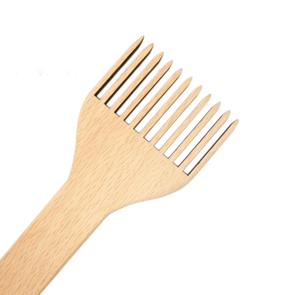 Wood Weaving Machine Comb 5 Teeth 11 Teeth Double Ended Weaving Comb Braided Tool for Beginner Tapestry Rug Making