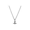 Petite Orb 3D Saturn Pendant Necklace Women Necklace Gunmetal 63020098S001