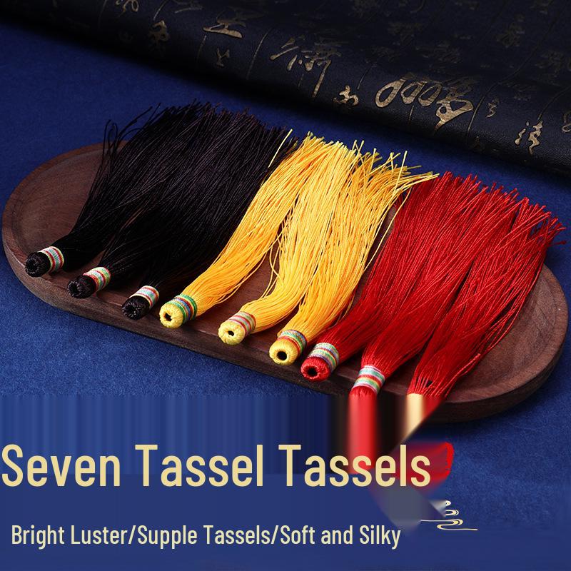 

Colorful Chinese Knot Tassels for Jewelry, Car Hanging, Wedding Décor, and DIY Crafts жёлтый