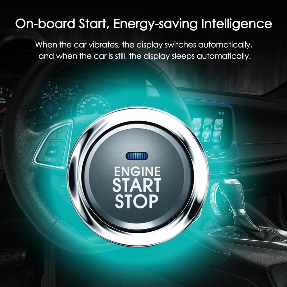 Solar TPMS AN-10C LCD Digital Display Car Tire Pressure Monitoring Alarm System