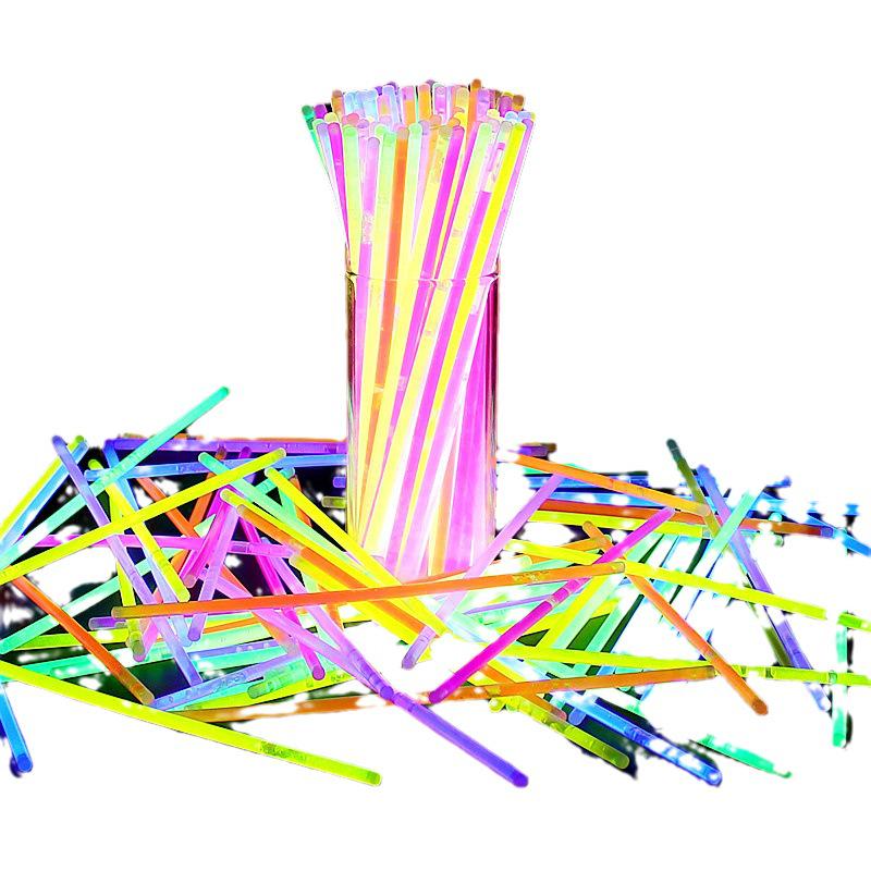 Bastoane luminoase de unică folosință: Brățări în șapte culori pentru concerte, evenimente în aer liber, copii și petreceri dansante