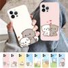 Cartoon Cute Cats TPU Silicone Case for IPhone 11 12 13 14 15 16 17 Pro Max Shockproof Clear Back Cover