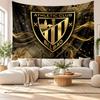 Athletic Bilbao Football Wall Tapestry, Soft Fabric Wall Hanging, Decorative Backdrop For Bedroom Home Wall Art
