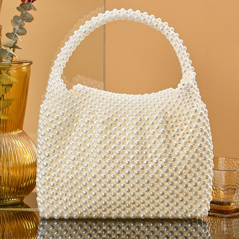 Ladies Luxurious Pearl Evening Dress Bag for Wedding Banquet And Party Elegant Clutch Handbag