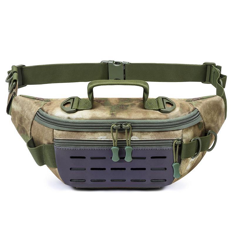 Men's Multifunctional Outdoor Waist Bag - Large Capacity for Running, Fishing, and More