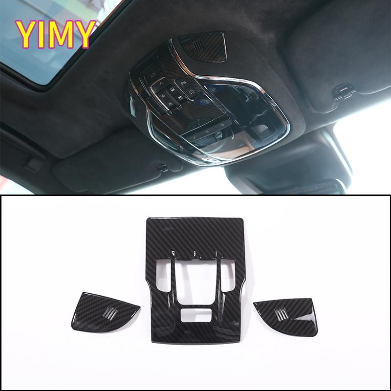 ABS Plastic Carbon Fiber Car Front Reading Light Lamp Cover Stickers Suitable for Maserati LEVANTE Quattroporte 2013-2025
