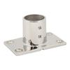 Multiple sizes Boat Handrail Fitting 90° Angle Silver Rectangular Base 316 Stainless Steel Heavy Duty Marine Yacht Handrail