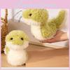 Adorable Green Snake Plush Toy Soft Stuffed Doll Cuddly Animal For Kids Gifts