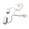 HH Pickup White Prewired HH Humbucker Pickup Set with Tone Volume Circuit for ST Electric Guitar