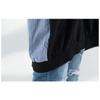 Large Size Women's Top Fashion Artistic Stripes Loose Autumn Casual Long Sleeved Hooded Sweatshirt