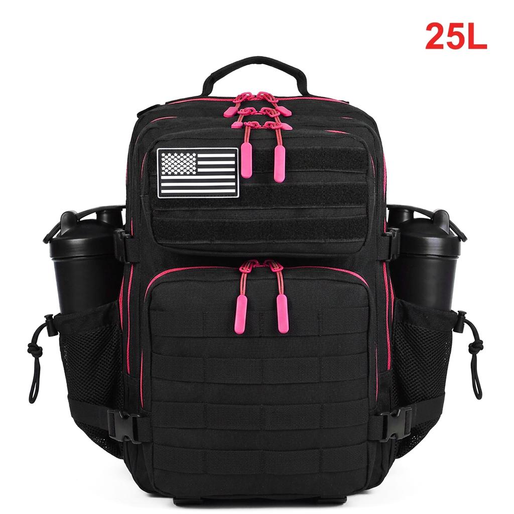 25L Tactical Backpack for Women Outdoor Travel Hiking Bug Out Bag Weekend Exercise Athletics Gym Rucksack with Dual Cup Holder