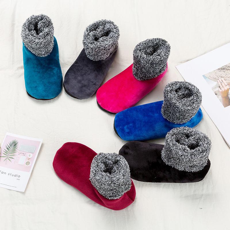 Autumn Winter Floor Socks Home Warm Snow Socks Sleep Carpet Slippers Sock Non-slip Women Sleep Ankle Socks