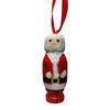 3D Funny Santa Wooden Pendant Miniature Santa Figures With String Christmas Pendant Home Decoration Accessories