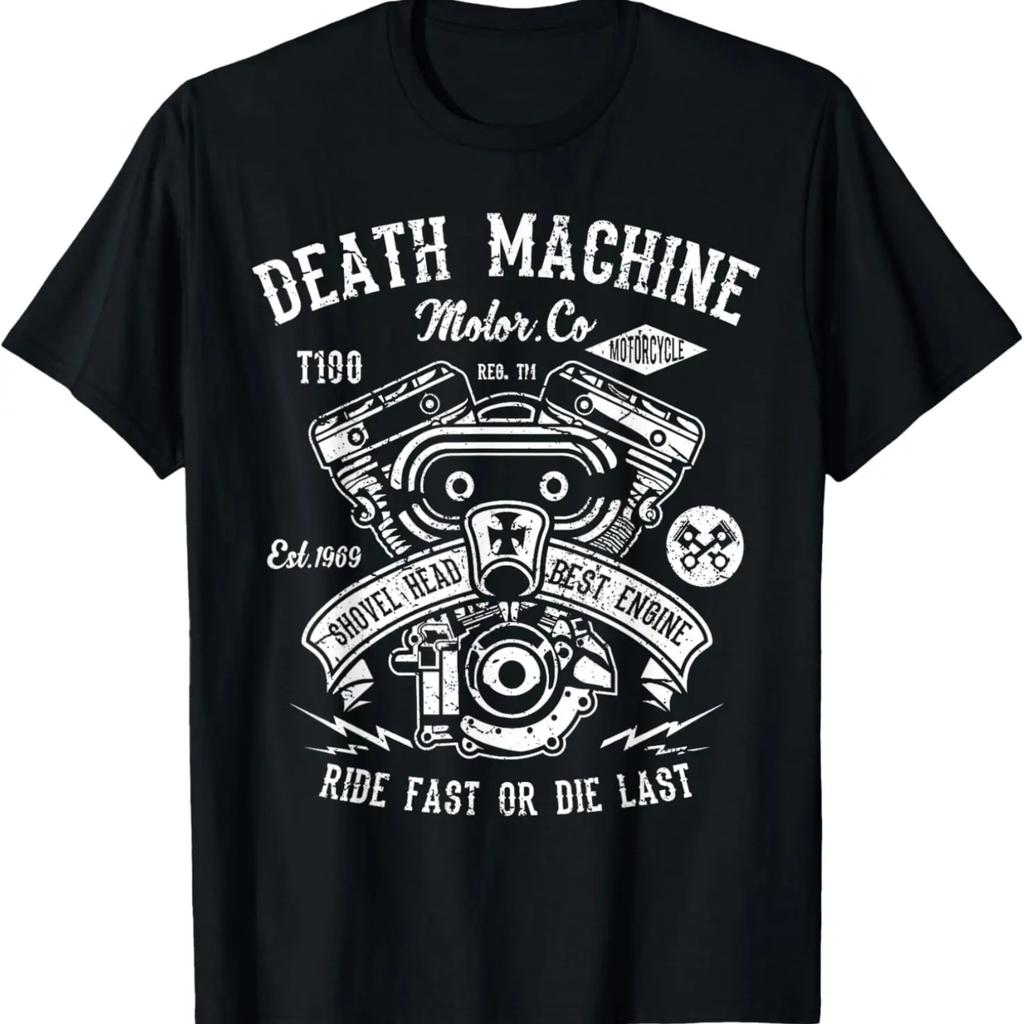 Death Machine Ride Fast or Die Last Vintage T-Shirt