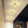 Crystal Ceiling Light Corridor Ceiling Lamp Luxury Balcony Aisle Foyer Kitchen Ceiling Pendant Light Hanging Chandelier Crystal