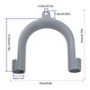 Extension Tube Hook Bend Discharge Clip Drain Hose Hook Drain Hose Holder Outlet Pipe Clip