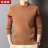 Hengyuanxiang Men's Classic Semi-Turtleneck Knit Sweater
