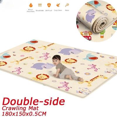 Easy-clean Double Sided Baby Crawling Mat Walker Kids Play Mat Game Carpet Rugs Baby Crawling Indoor Outdoor Waterproof Play Mats