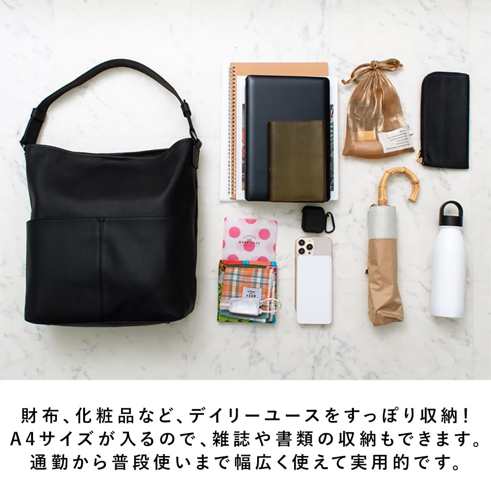 VITAFELICE Echt Leer Handtas met Eén Handvat voor Dames, sib-20032n (Lichtgrijs)