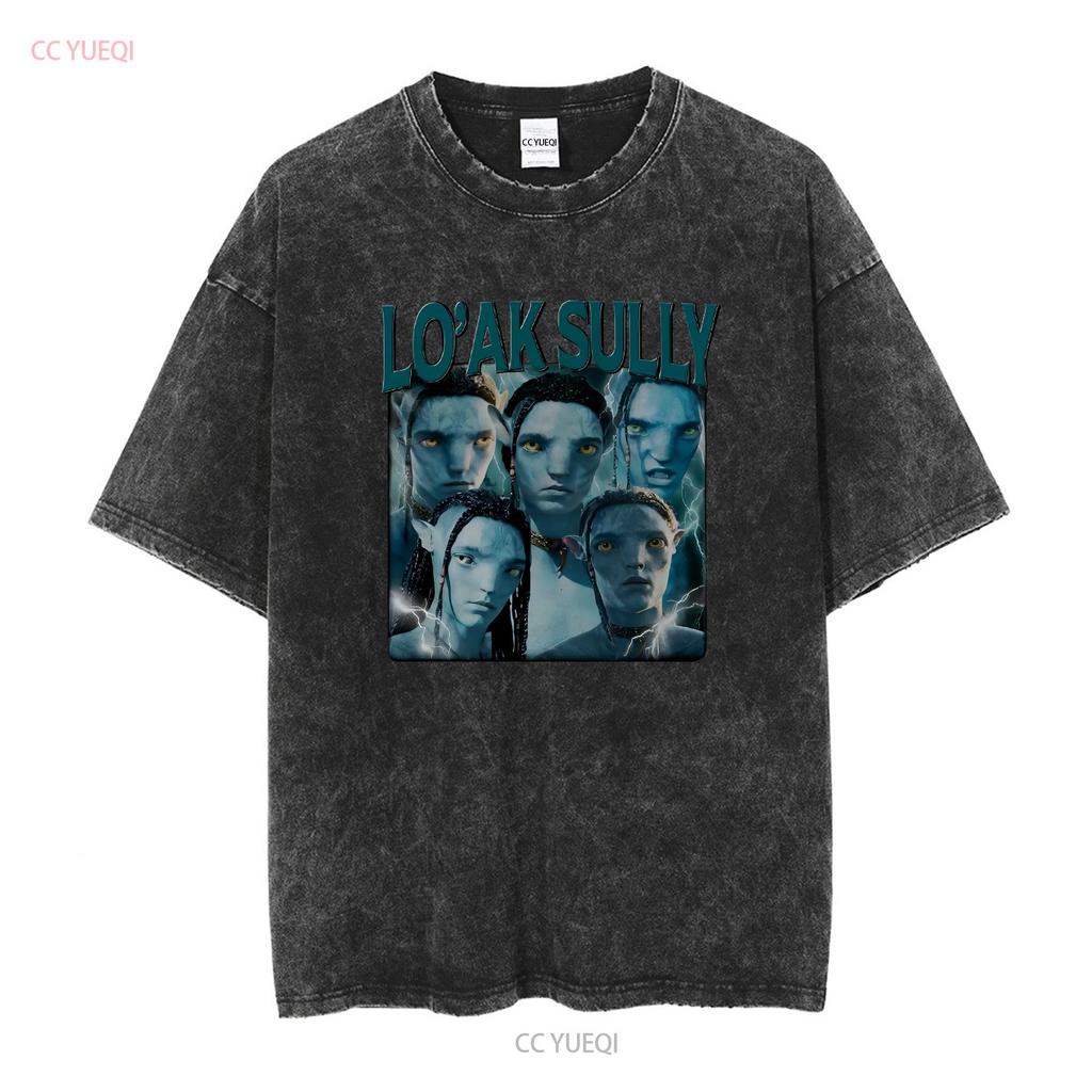 Limited Loak Sully Vintage T Shirt For Women and Man long or short sleeves vintage Washed Soft Versatile Stylish homme