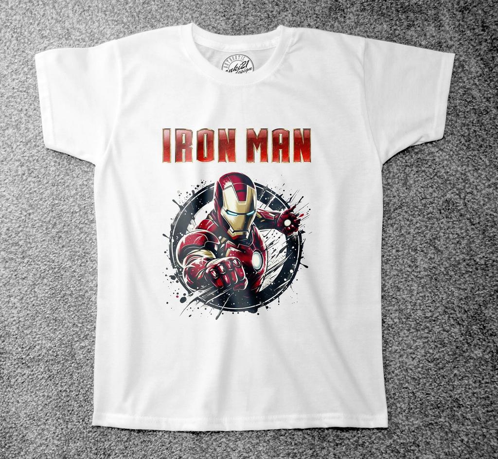Marvel Avengers Iron Man 001 Childrens/Kids T-shirts
