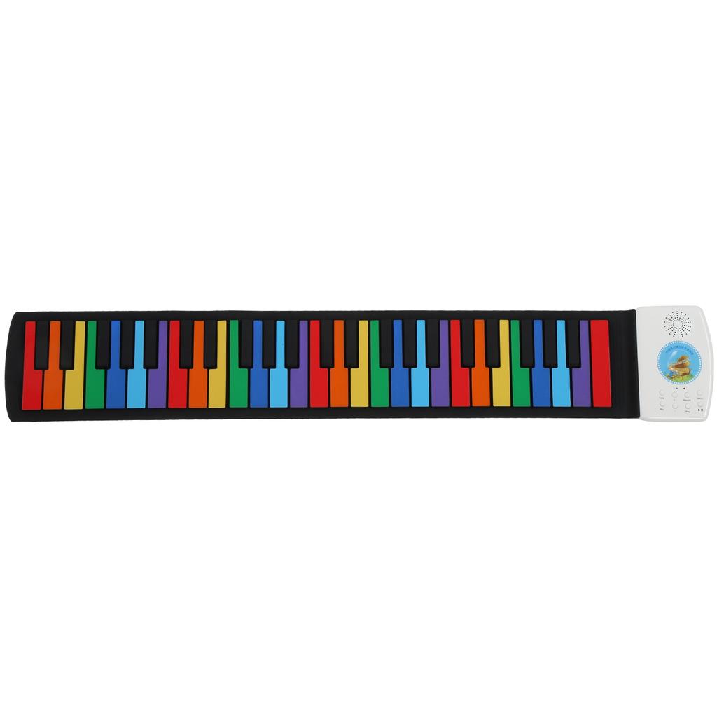 Rollup Piano Silicone 49 Keys Roll Up Piano Keyboards Hand Roll Piano Educational Gifts