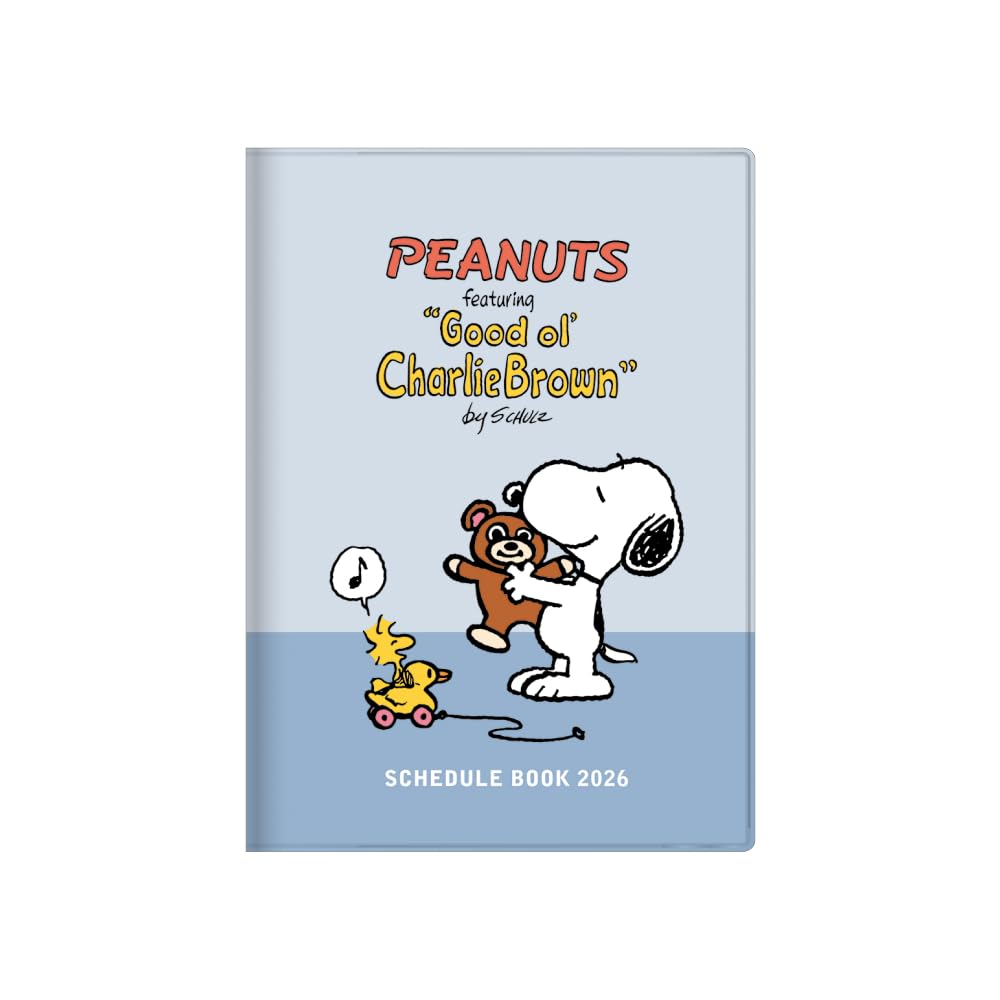 

Sunstar Stationery Snoopy Planner 2026 Monthly B6 Teddy Bear S2958813