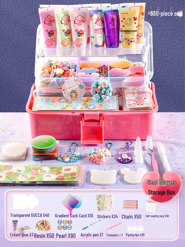 

Набор DIY стикеров Гука и восковых печатей для девочек - Креативный игровой набор