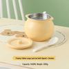 LISM Ceramic Lard Pot with Lid and Strainer