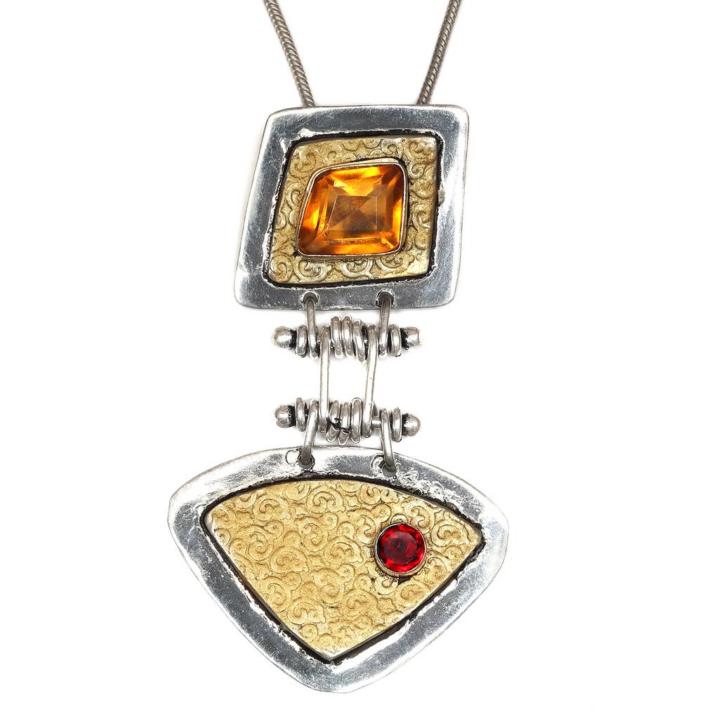 Citrine Set Jewelry Women Pendant Silver Earring Gemstone Earrings Gems Green