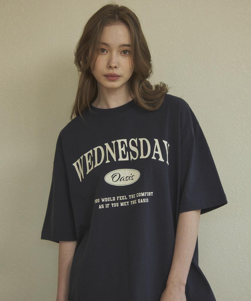 Wednesday Oasis For Woman W/Signature Oversized Short Sleeve T-Shirt (6 Colors)