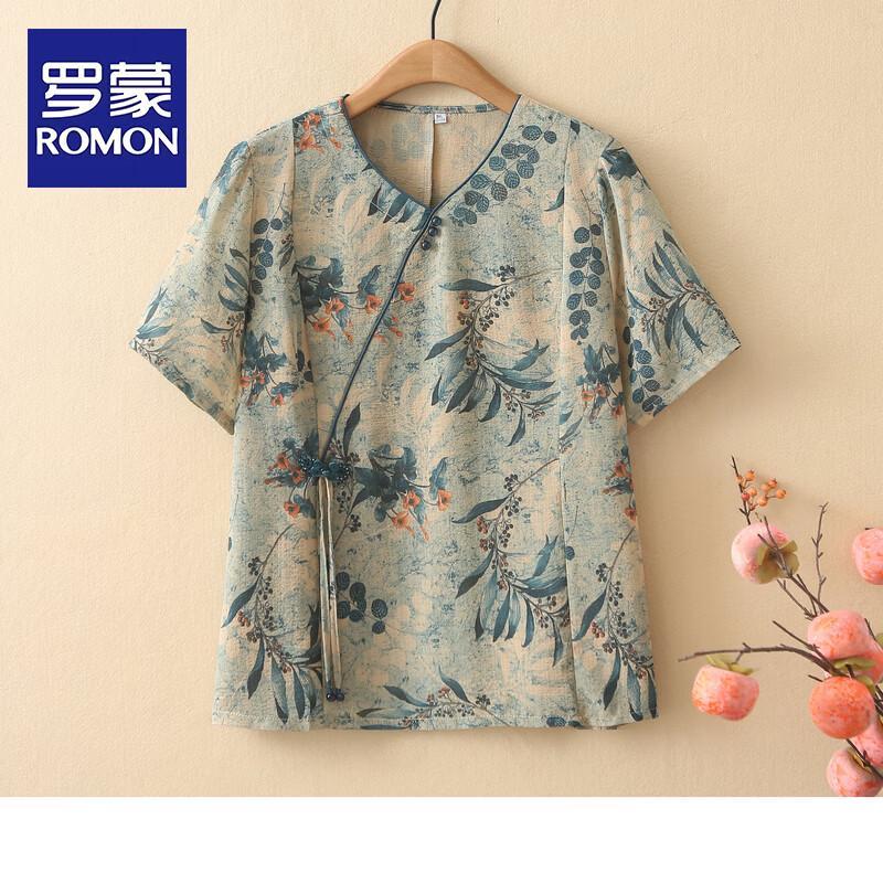 Romon Women s Plus Size Summer Short Sleeve Top 6XL