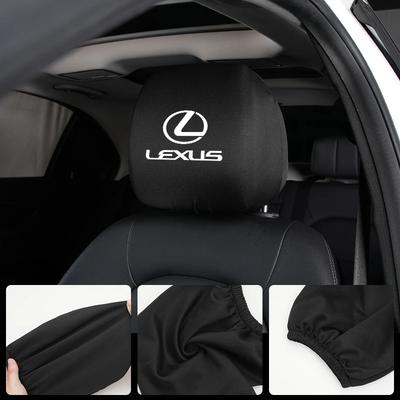 Car Interior Seat Headrest Cover Anti-fouling Neck Pillow Protector Pad For CT ES GS NX IS250 CT200h IS300h ES300h RX400h