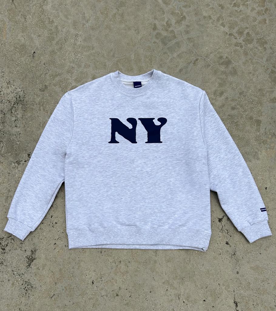 STAFFONLY Ny Sweatshirts (Melange White)