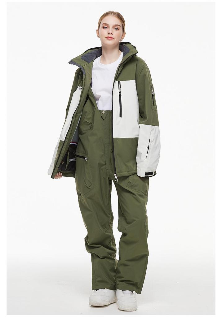 Men's and Women's Waterproof Ski Suit 2024-2025: Windproof, Warm Single/Double Board Jacket for Outdoor