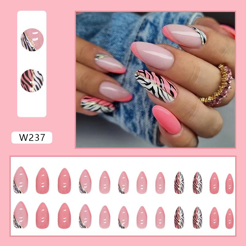 

Wear Armor 24 Pieces Combination 00 Nail Art Pieces Европейский и американский стиль Press on Nails