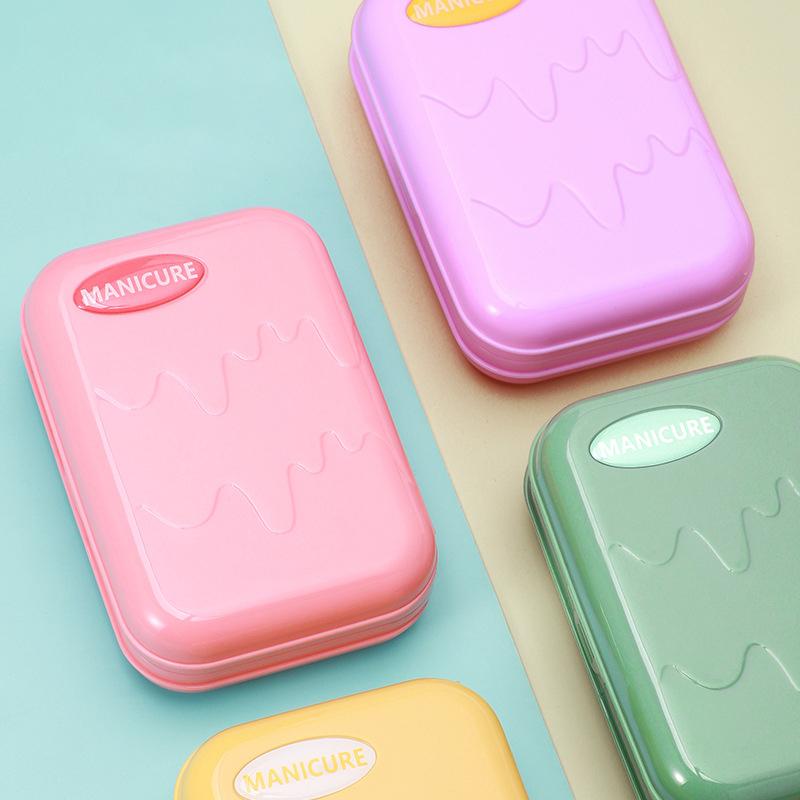 Portable 13PCS Nail Clipper Kit Stainless Steel Nail Trimmer Set for Home,Nail Trimming Tools Nail File Earpick Cuticle Nipper