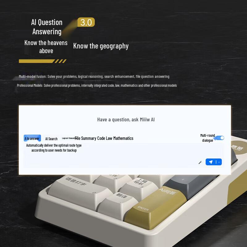 Mimo MK17 AI Wireless Mechanical Numeric Keypad