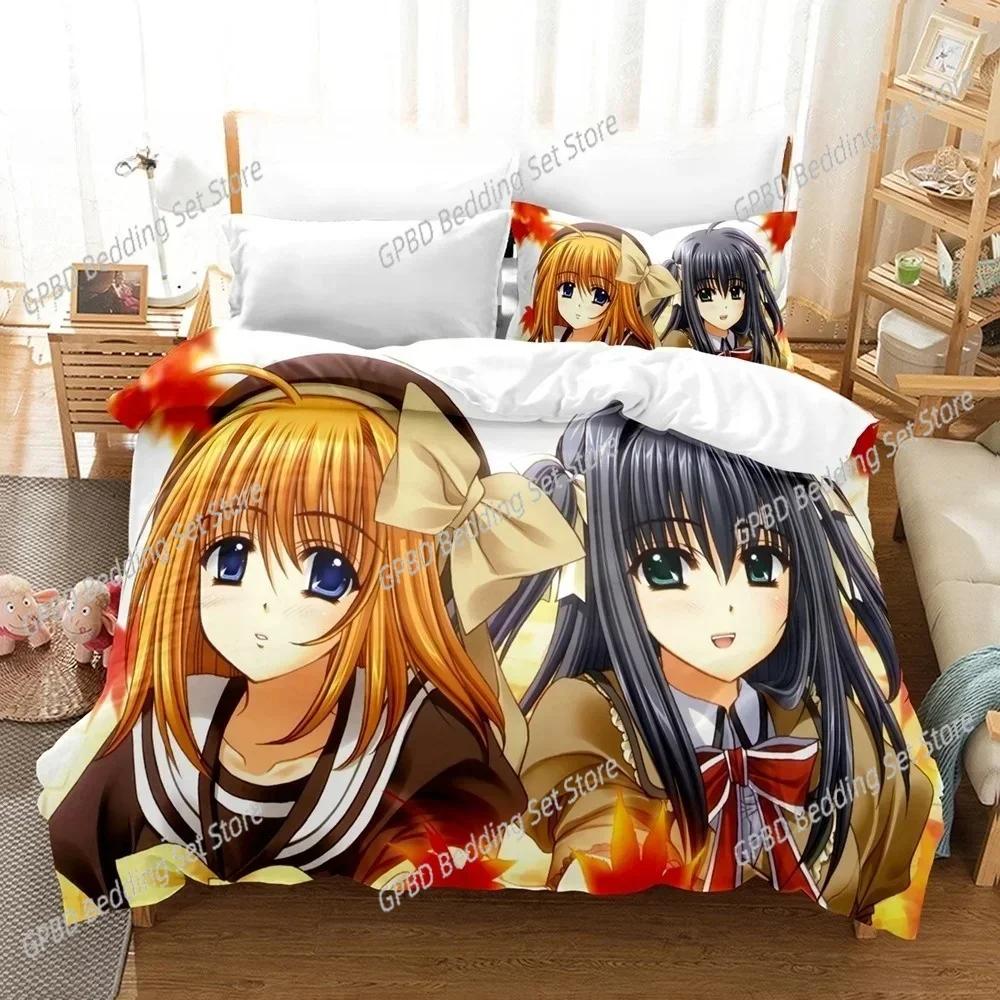 Luxury New 3D Print Kawaii Girls Yae Sakura (Shuffle!) Bedding Set Cartoon Anime Adult Kid Bedroom Duvetcover Sets