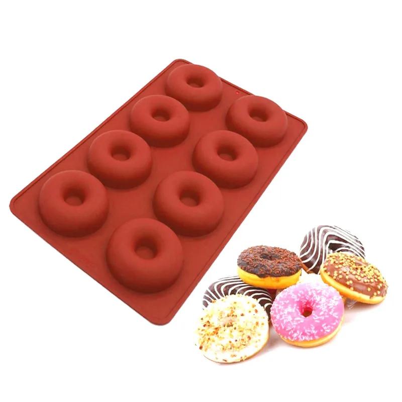 

Food Grade Silicone Donut Chocolate Mold Silicone Donut Mold Maker Cake Maker Mold Desserts Baking Tools
