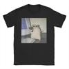 Dank Meme Hamster Staring Front Camera Hamster Calling WoUnisexs T Shirt Tee Shirt TShirts Pure Cotton Birthday Present Clothing