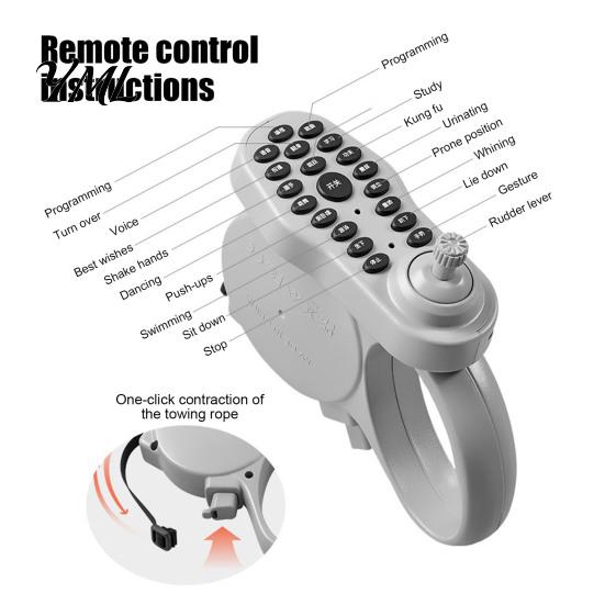 Educational Robot Dog Remote Control Toy, Voice Programmable Smart Electric Interactive STEM Toy RC Mechanical Puppy for Toddlers Boys Girls Robotic