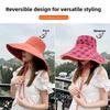 Fisherman Hat Women Summer Sun Protection With Large Brim For Outdoor Activities